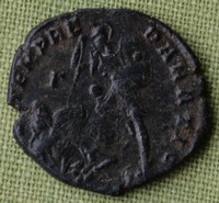 Genuine Bronze Roman Coin Photo